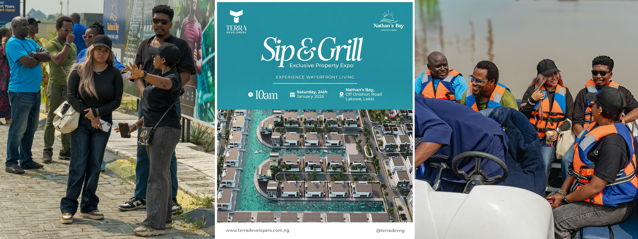 Lekki’s newest waterfront estate - nathan’s bay, opens its gates to sip and grill 2. 0, for smart real estate investment 2 Word image 9109 3